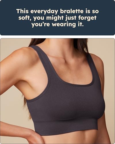 Lounge Rib Scoop Bralette - Lightweight, Wireless Bra for Women3