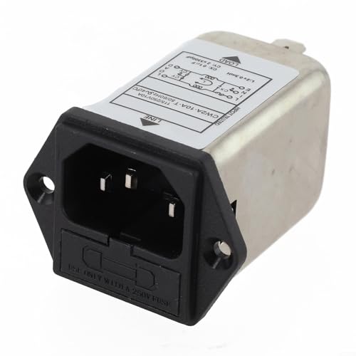 Módulo de entrada IEC con filtro EMI y fusible para aplicaciones electrónicas (CW2A/AR)