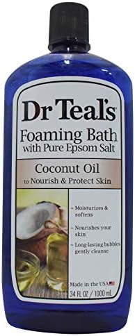 Dr. Teals Coconut Oil Foaming Bath, 34 Ounce