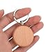 Llavero de Madera, 10 Piezas DIY Madera de Haya Anti-perdida Grabado Etiquetas...