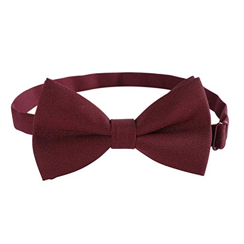 Nœud papillon rouge enfant réglable pour éviter les nœuds complexes