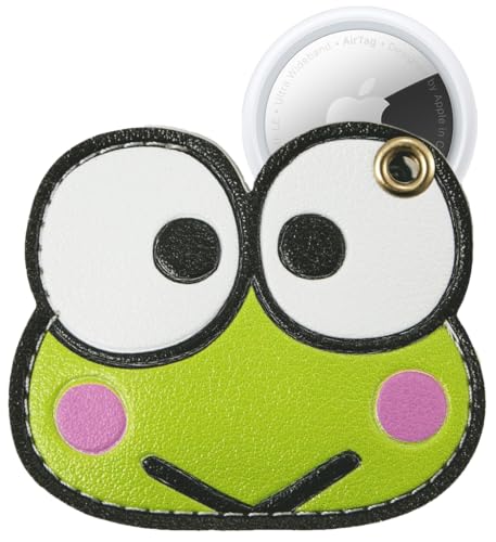 Image of Sonix x Sanrio Character Keychain Case Compatible with Apple AirTag | Protective Cover Keychain Case for AirTag | Keroppi