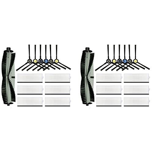 Kit d'accessoires pour A7 A9S V8 V8S - Pack de 2 brosses et filtres robot