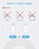 Cargador Rápido de 20W para iPhone 17/16/15 con Cable de 6 Pies [3 Pack] | Cargador de Pared USB-C y Cable C a C, Compatible con iPhone 17/16/15, iPad Pro/Air/Mini USB-C y Más 6