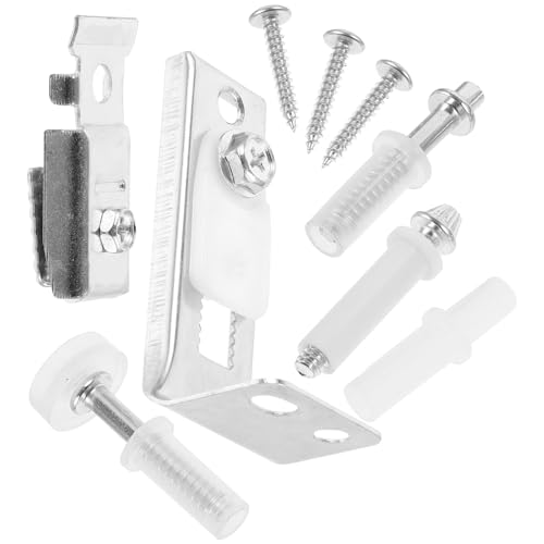 Kit de Reparación para Herrajes de Puertas Abatibles: Pivotes Superiores y Guía para Puertas Empotrables, para Armarios y Mejoras del Hogar miniatura 1