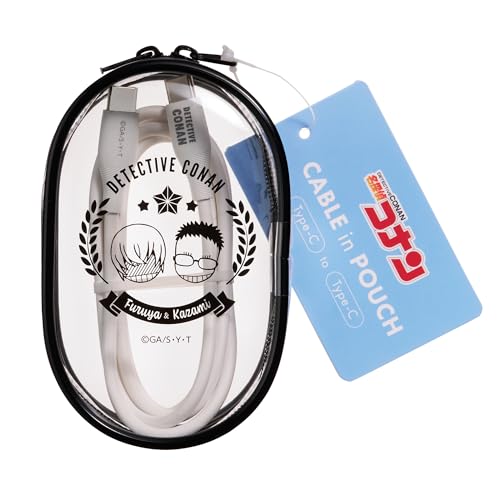 名探偵コナン ケーブルインポーチ USB Type-cケーブル付属 (降谷&風見)