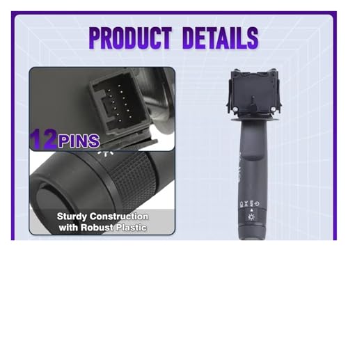 Ensemble commutateur phare clignotant robuste référence 84489122 ajustement parfait