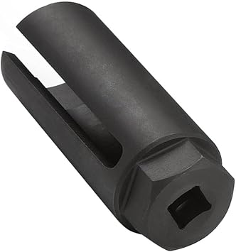 Oxygen Sensor Socket with Side Wire Cutout 3/8-Inch Drive by 7/8-Inch fits All Vehicle O2 Removal and Installation Offset Oxygen Sensor Socket22mm