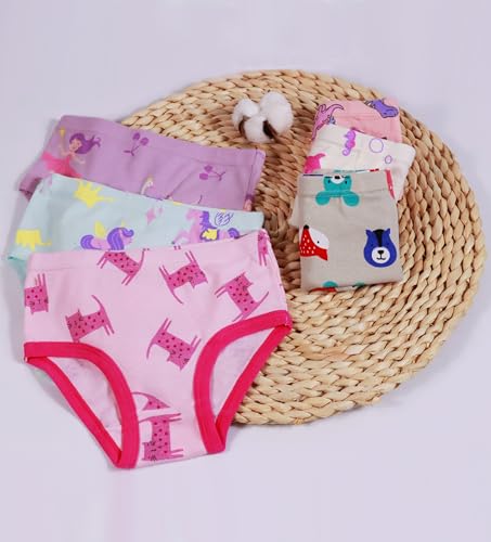 Image of Sladatona Little Girls'Soft Cotton Underwear Comfort Panties Toddler Briefs