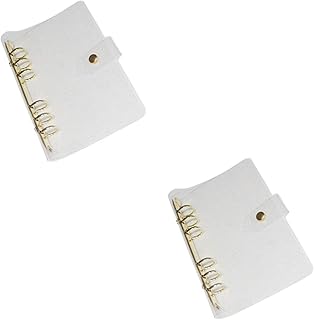 TEHAUX 2 Unidades De Fichário Transparente Com 6 Furos Capa De Folhas Soltas Capa De Fichário Transparente Capa De Fichário A5 Transparente Protetor De Diário Concha A5 Planejador Capa