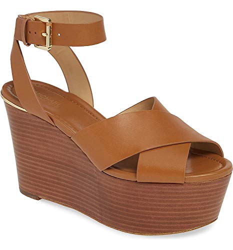 Michael Michael Kors Abbott Mid Wedge Acorn Vachetta 7 M