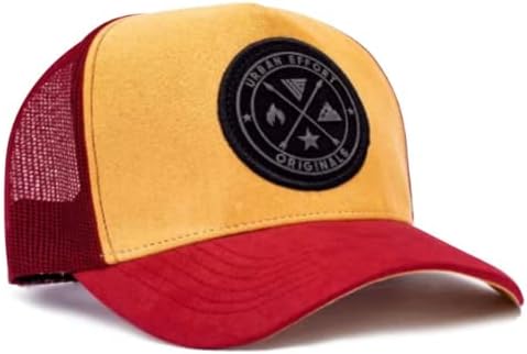 Urban Effort Mesh Back Cap - for Men and Women Baseball Hat 5-Panel Trucker Hat - Great Snapback Closure for Hunting & Hiking