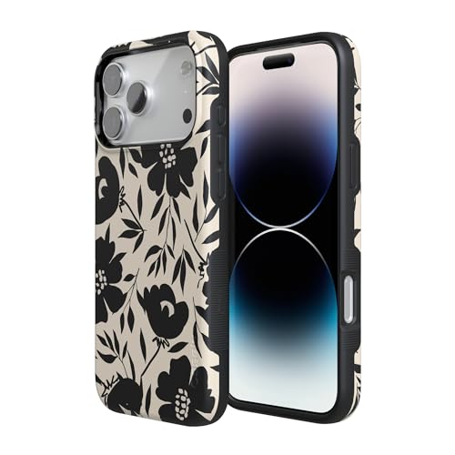 Casely iPhone 17 Pro Case | Dark Fantasy | Contrast Floral | Bold Protective Design | Compatible with MagSafe by Casely - Used condition - Image 2