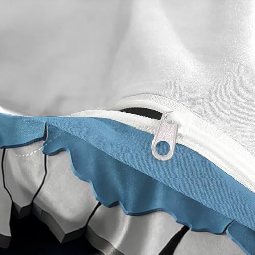 Housse de couette 3D conception forestière parure de lit microfibre 260x220 - 8