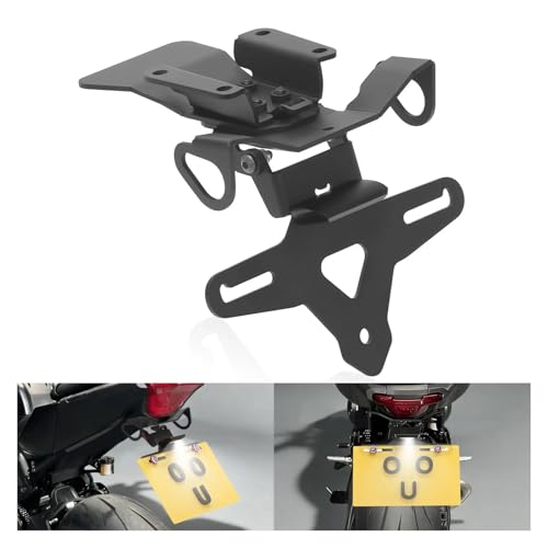 Support de plaque d'immatriculation MT-07 anti-vibrations 2025-2026