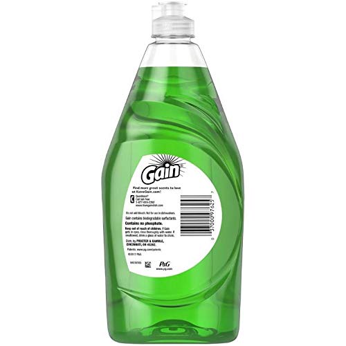 Gain Ultra Dishwashing Liquid Dish Soap, Original Scent - 21.6 Fluid Ounce (Pack Of 4) #TOP1