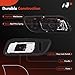 A-Premium Front Left Driver Side Interior Door Handle with Power Lock Hole Compatible with Ford Taurus 2010 2011 2012, Black Bezel with Chrome Lever, Replace# AG1Z-5422601-AA