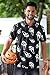 Arvilhill Man Halloween Freddy Polo Short Sleeve Ghost Polo Shirt Skeleton Skull Costume Polo T-Shirt M