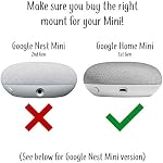 The Mini Back Pack: The First Simplest and Cleanest High-End Outlet Wall Mount Hanger Stand for Home Mini Voice Assistants by Google - Designed in USA by Dot Genie (White)