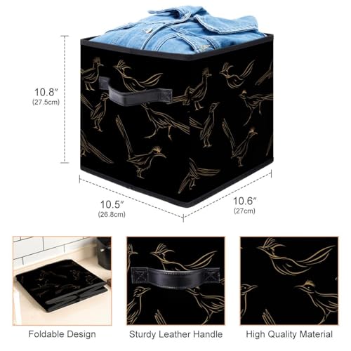 Boîte de rangement pliable pour chambre à coucher et placard motif Line Art moderne - 4