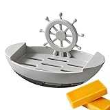 Seifenschale | Wandmontage, ohne Bohren, Schnellablauf – Badezimmertablett für Seife, für Haus, Studentenwohnheim, Hotel, Vermietung für Erwachsene