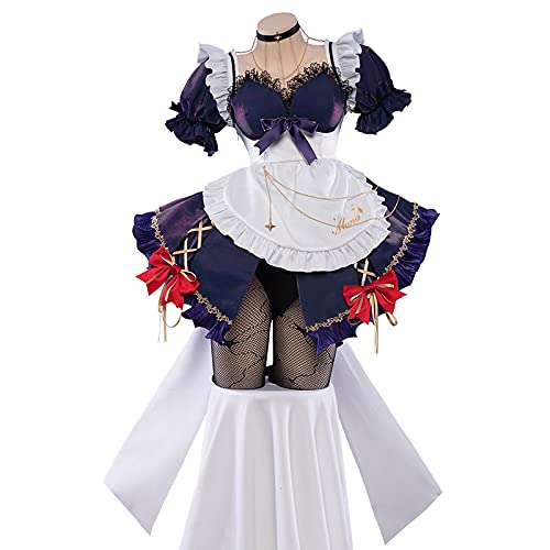 Amazon.co.jp: 【姫洋服】 原神 モナ メイド服 巫女 ハロウィン 巨乳 