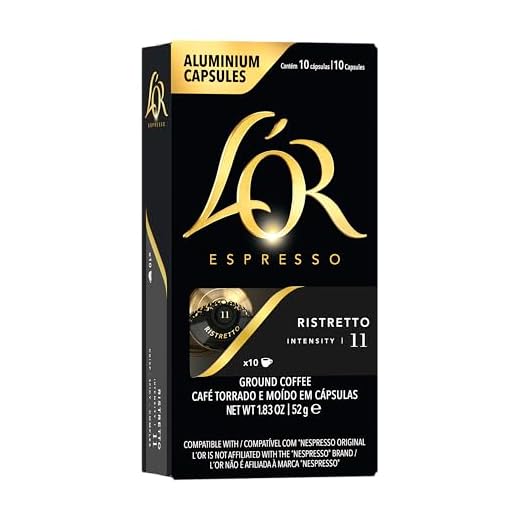 L'OR Cápsulas De Café Ristretto -1 Pacote Com 10 Cápsulas