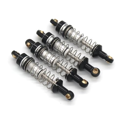 RC�J�[���f���p�A�N�Z�T���[ Compatible With TRX4M For JJRC C8801 C8808 C8809 AX8560 1/18 �����[�g�R���g���[���J�[ �A�b�v�O���[�h�p�[�c �A�N�Z�T���[ �V���b�N�A�u�\�[�o�[(Black)