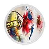 Material: cristal + ABS. Gran efecto. Impresión: tecnología de impresión de alta calidad, nunca se desvaneció, color brillante. Haga que su hogar sea más hermoso.