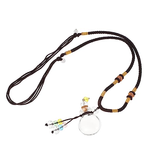 Collar difusor aromático con botella para aceites esenciales