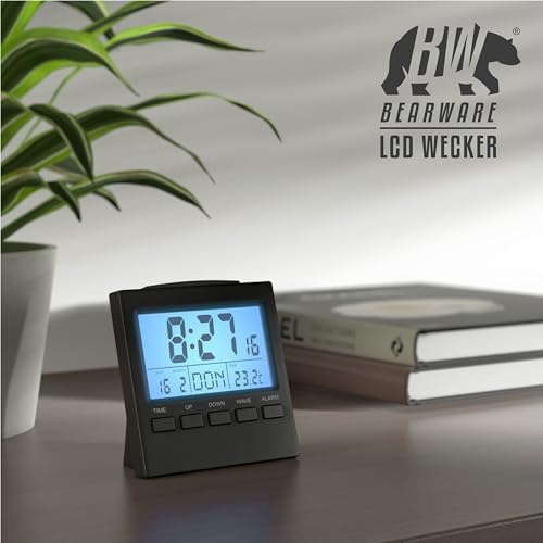 Reisewecker CSL-Computer – Digitaler Funkwecker mit Temperaturanzeige