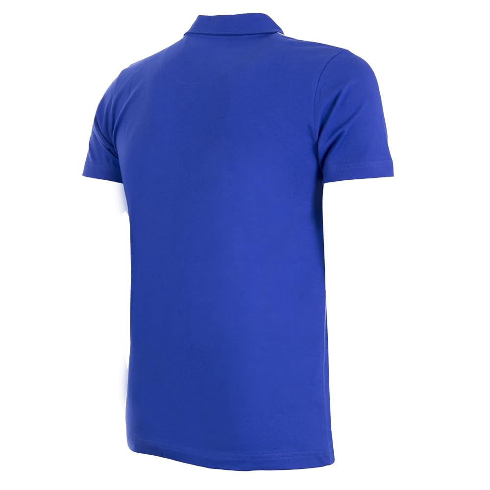 Copa - Camiseta de Fútbol - Hombre - Atletico de Madrid 1986 Tercera - Retro - Manga Corta - Azul - 100% algodón