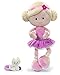 Produktbild NICI 36848 - Wonderland Puppe Miniclara, Schlenker mit Handtasche, Plüsch, 30 cm