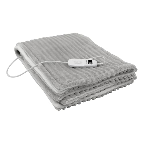 JOCCA – Manta Eléctrica con 9 Niveles de Temperatura, Temporizador 1–9h, Protección Sobrecaliemiento y Mando Extraíble | Tejido Suave y Lavable – Diferentes Modelos, Tejidos y Pesos (2,5 Kg)