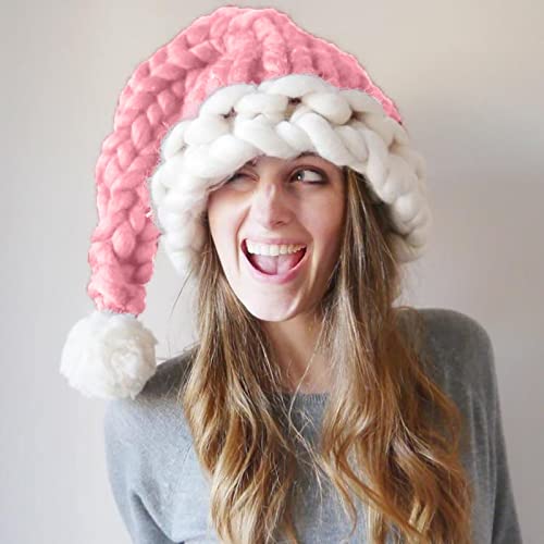 Gorro de Navidad hecho a mano de hilo de lana islandés para invierno festivo 3