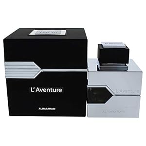 Al Haramain L´Aventure Eau De Parfum for Men, 3.33 oz, multi