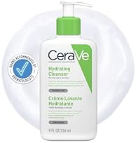 CeraVe Hydrating Cleanser for Normal to Dry Skin with Hyaluronic Acid and 3 Essential Ceramides