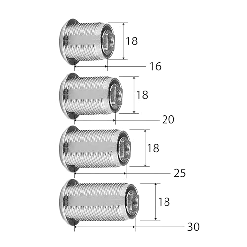 Schrankschloß Hebelschloß Universalzylinder Möbelschloß Briefkastenschloß Durchmesser 19 mm (1, 16)