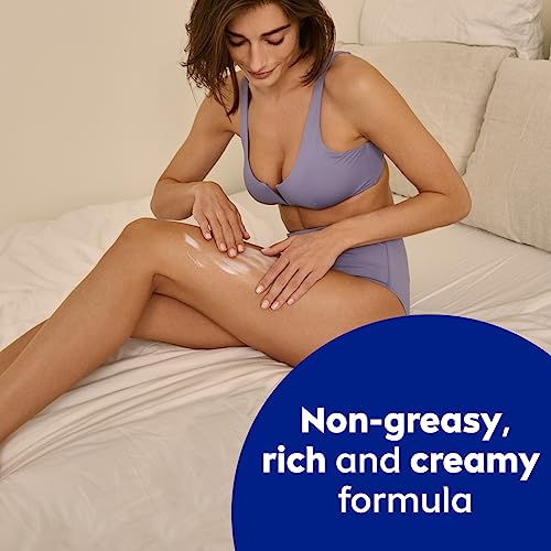 NIVEA Rich Nourishing Body Lotion (400ml), Rich 72H Hydration Moisturiser for Dry Skin Made with Deep Moisture Serum and Almond Oil, Intensive Hydration Body Lotion