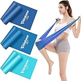 Haquno Resistance Bands Set, [Set of 3] Skin-Friendly Exercise Bands with 3 Resistance Levels,Workout Resistance Bands Set for Women Men,Ideal for Strength Training,Yoga,Pilates