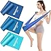 Haquno Resistance Bands Set, [Set of 3] Skin-Friendly Exercise Bands with 3 Resistance Levels,Workout Resistance Bands Set for Women Men,Ideal for Strength Training,Yoga,Pilates