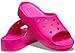 Crocs Women's Classic Slide | Platform Sandals, Pink Crush, 5 Women
