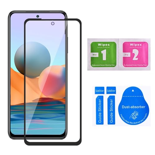 Image of Premium Tempered Glass Screen Protector for Xiaomi Redmi Note 10 /10S - 9H Hardness, HD Clarity, Bubble-Free Installation