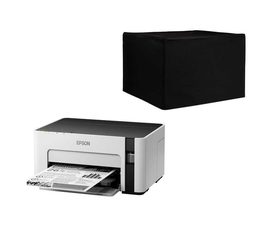 JeJos Printer Dust Cover Case Compatible with Epson M1120 Single Function WiFi Monochrome Inkjet Printer - Black (B0CCLGFVX9) Amazon Price History, Amazon Price Tracker