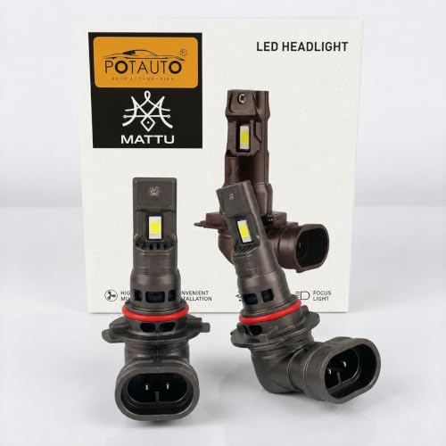 Image of Potauto Mattu Eye Led 9005 12V 64W Cool White Light 6000K with Fan (G485)