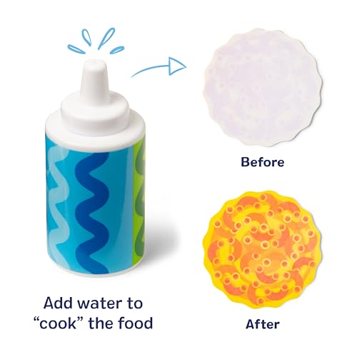 Melissa & Doug Simmer & Stir Stovetop Play Set with Water Wow!® Color Changing Play Food Preschool Toy Ages 3+ image 5
