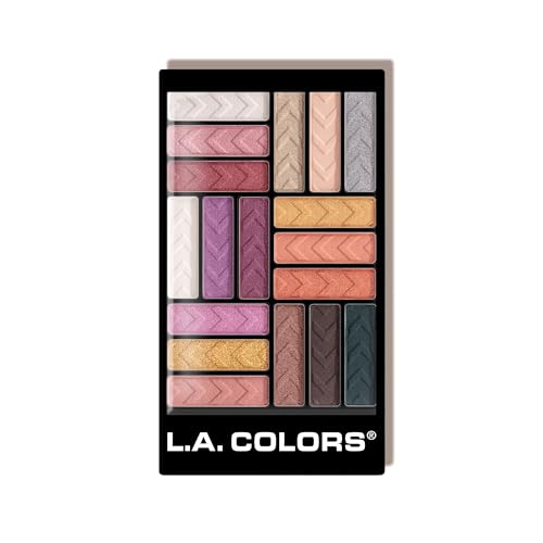 L.A. COLORS 18 Color Eyeshadow Palette, Diva Glam CES748