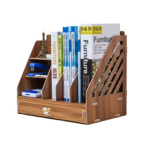 Preisvergleich Produktbild Aktenschränke Aktenhalter, Desktop-Erweiterung Aktenkoffer (Holz) 33 * 23 * 32CM (Color : C)