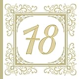  Felicidades 78: Libro de firmas para felicitaciones y fotos de los invitados (Colección Oro de Libro de Firmas)