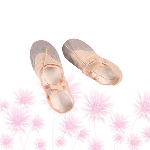 SUPVOX Sapatilhas de balé Sapatilhas de balé Pilates Sapatos de ioga Dança Ginástica para Crianças A